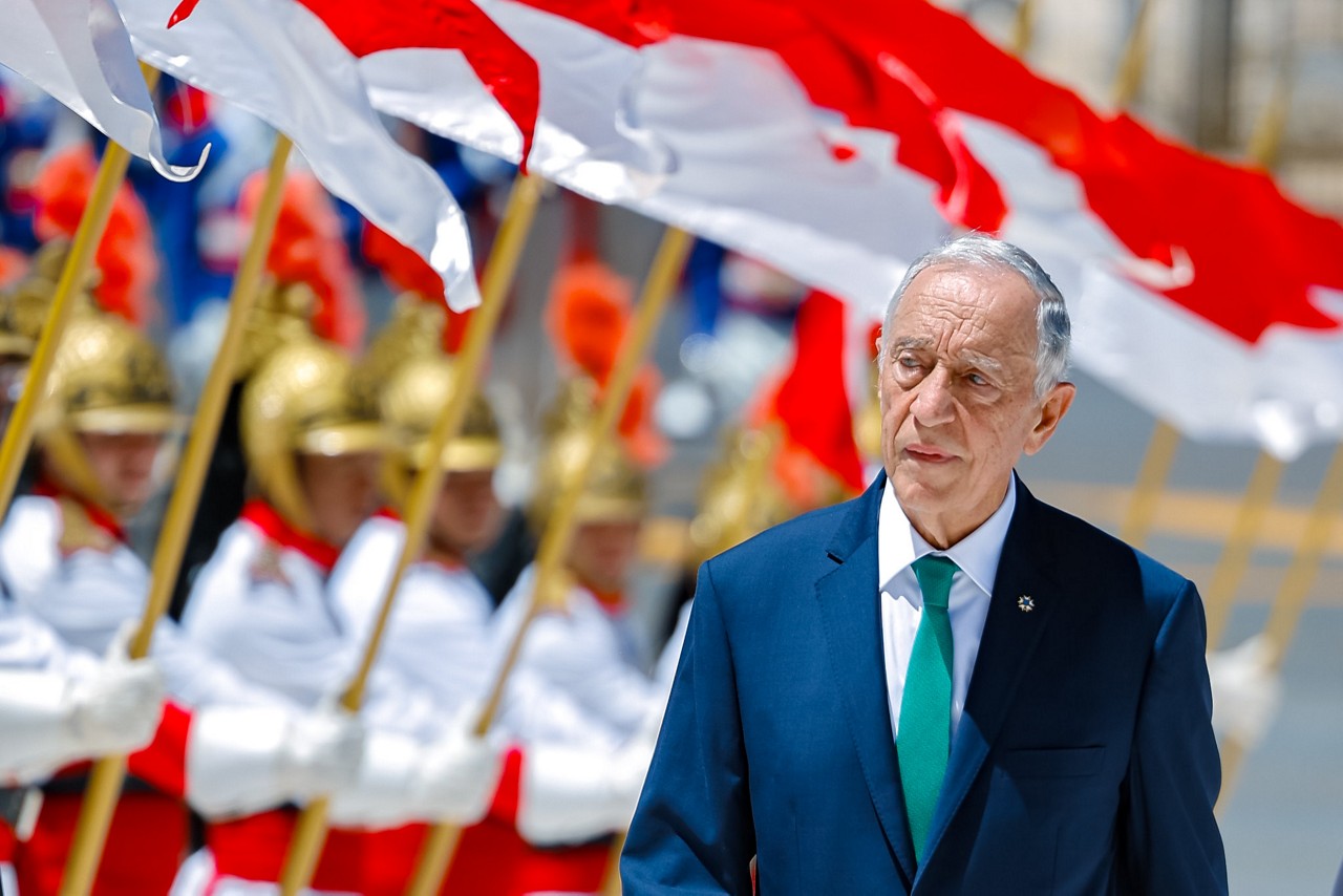 Cerimônia de chegada do presidente de Portugal, Marcelo Rebelo de Sousa, por ocasião de sua visita de Estado ao Brasil, no Palácio do Planalto