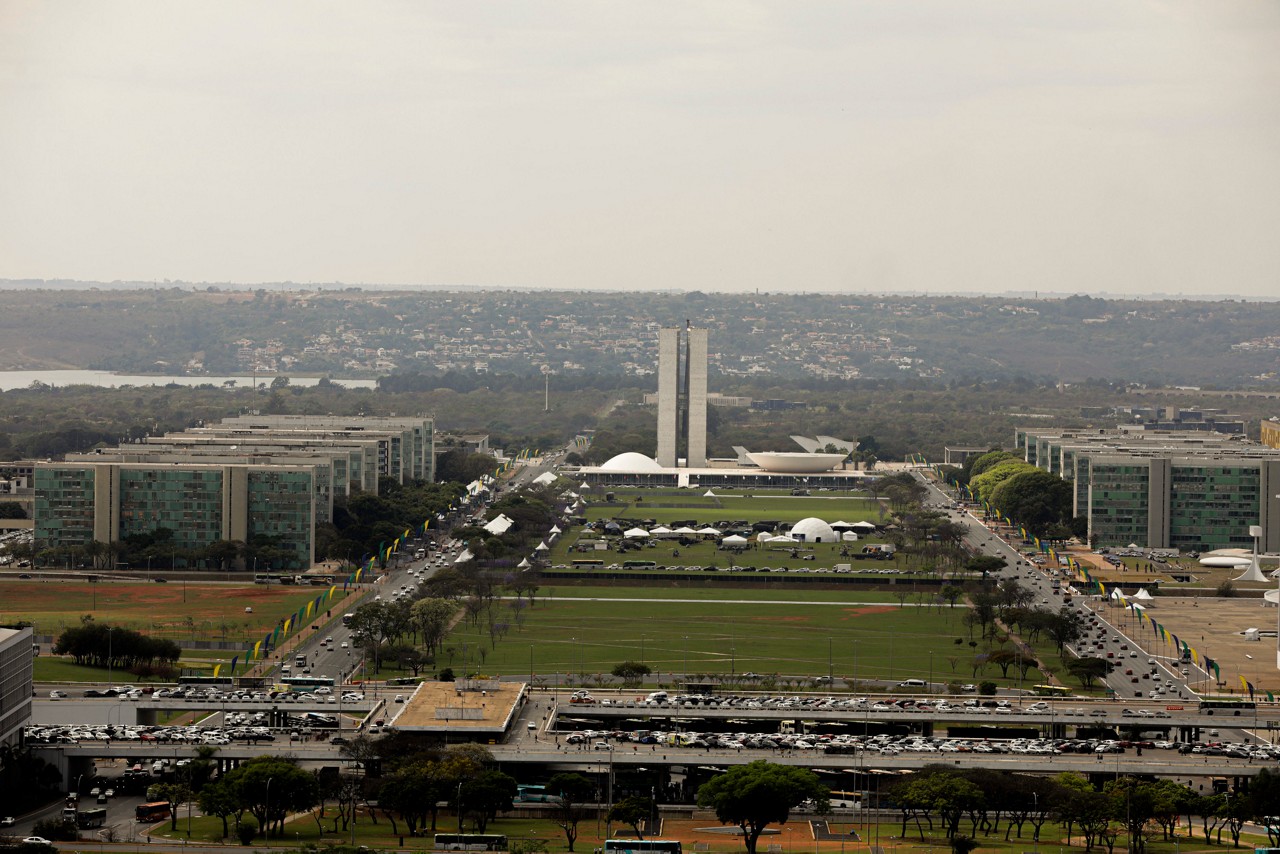 Vista da Esplanada dos Ministérios: um reajuste nos subsídios dos ministros do STF acaba gerando um efeito cascata em todo o funcionalismo público
