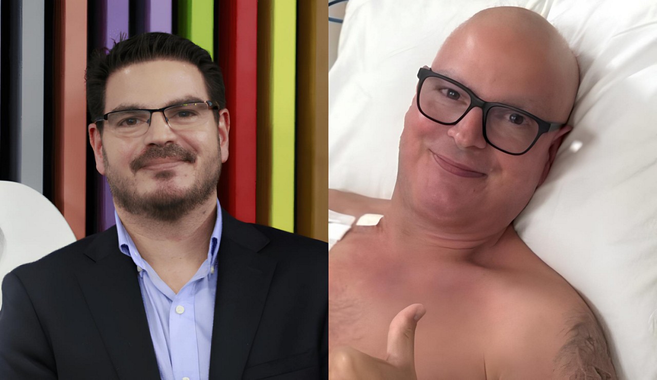 Constantino passa por sessões de quimioterapia desde que, em janeiro, revelou ter sido diagnosticado com um câncer raro e agressivo no pescoço. 