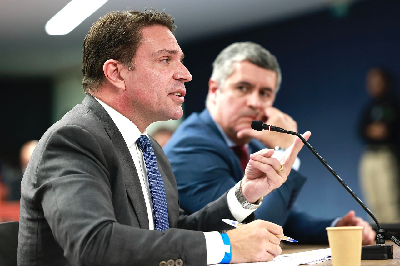 Deputado federal Alexandre Ramagem (PL-RJ) e ex-diretor da Abin prestou depoimento nesta segunda-feira (9) ao STF no inquérito que apura suposta tentativa de golpe
