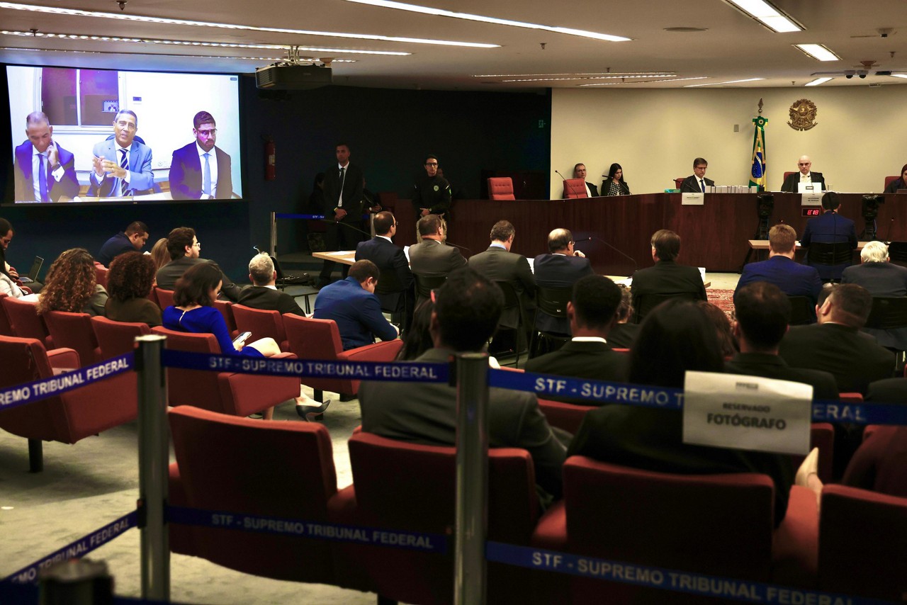 O general Walter Braga Netto prestou depoimento ao Supremo Tribunal Federal (STF) no âmbito da ação penal sobre a suposta trama golpista