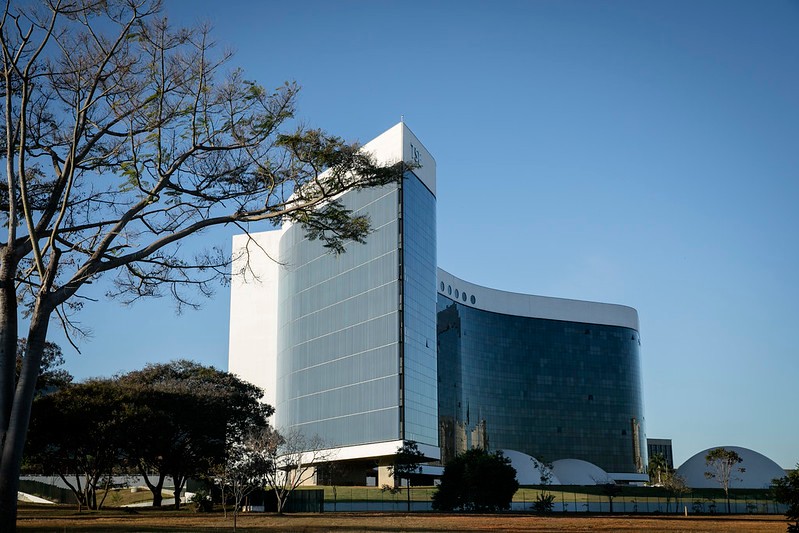 Edifício sede do Tribunal Superior Eleitoral (TSE) em Brasília