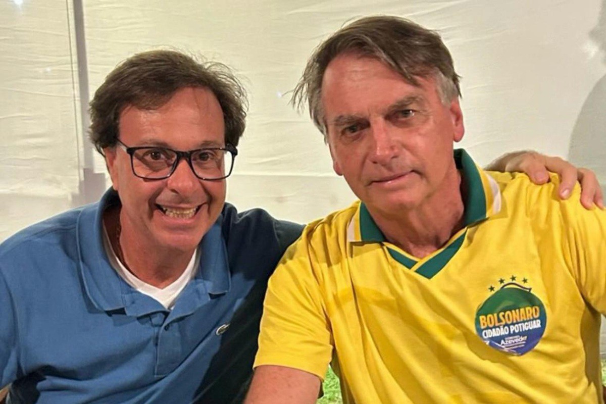 Gilson Machado publicou foto com Jair Bolsonaro durante agenda no Rio Grande do Norte na quinta-feira (12)