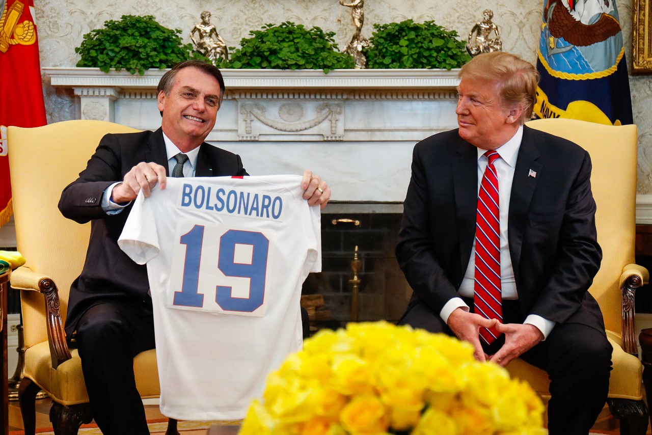 O ex-presidente Jair Bolsonaro disse que "pediu a Deus" a chance de apertar a mão de Donald Trump