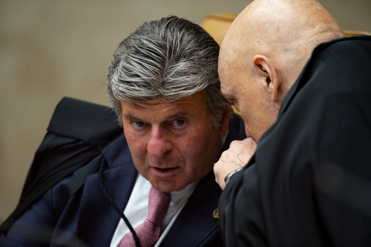 Luiz Fux foi o único ministro da Primeira Turma do STF a votar contra o relatório de Alexandre de Moraes