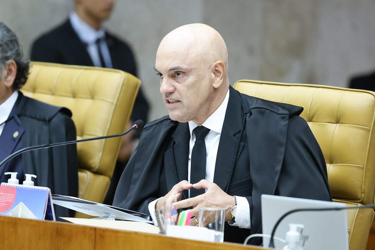 Alexandre de Moraes falou, em sessão no Plenário do STF, sobre sanções de Trump contra ele o Brasil