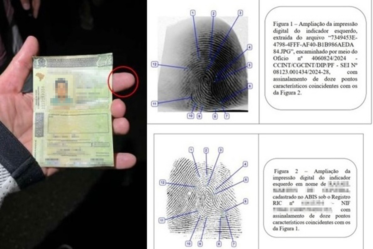 Policiais usaram foto tirada por Rafael Martins de Oliveira para identificar as impressões digitais do militar