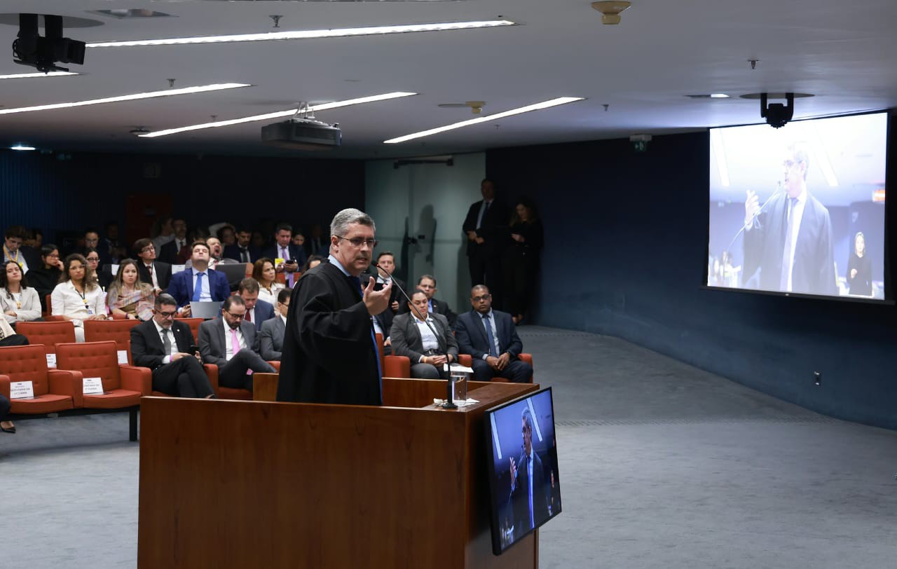 O advogado do deputado federal Alexandre Ramagem (PL-RJ) utilizou todos os 60 minutos a que tinha direito para a sustentação oral
