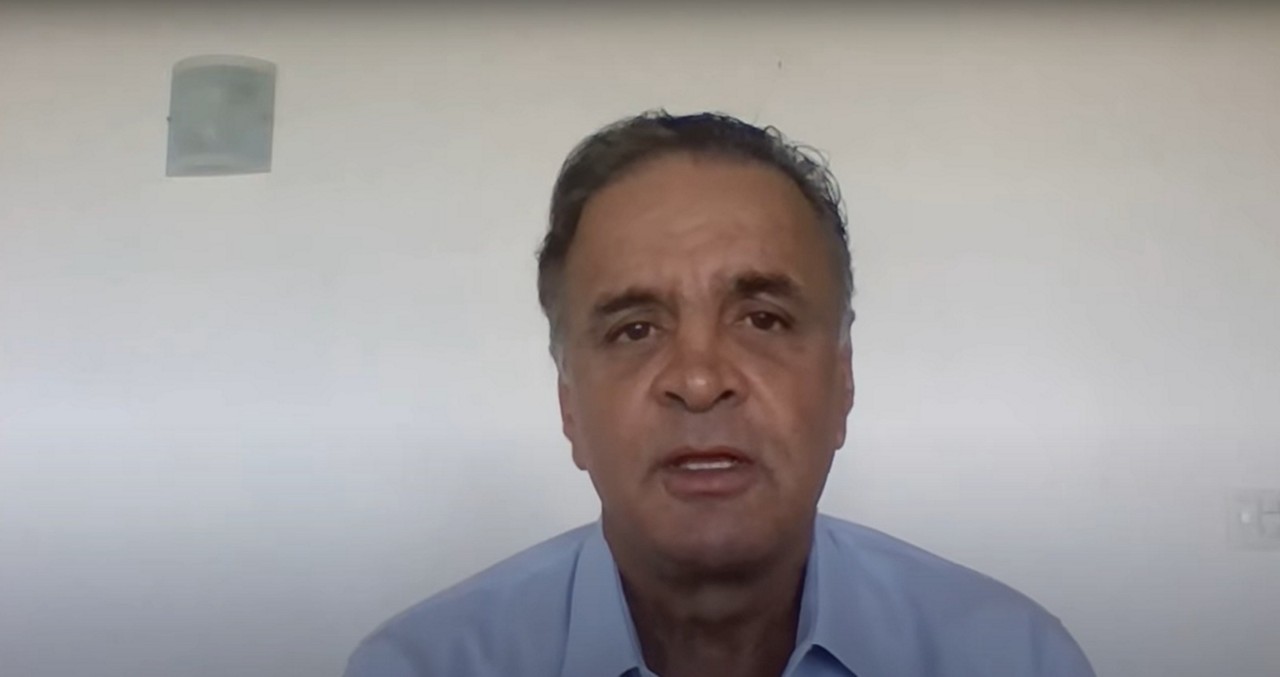 Aécio Neves foi o entrevistado do Café com Política desta terça-feira (25 de março)