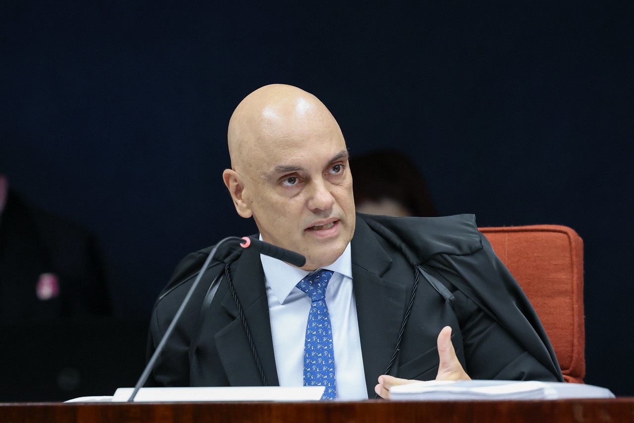 Em entrevista à revista The New Yorker, ministro Alexandre de Moraes, do STF, afastou possibilidade de Jair Bolsonaro (PL) reverter sua inelegibilidade  (Foto: Antonio Augusto/STF)