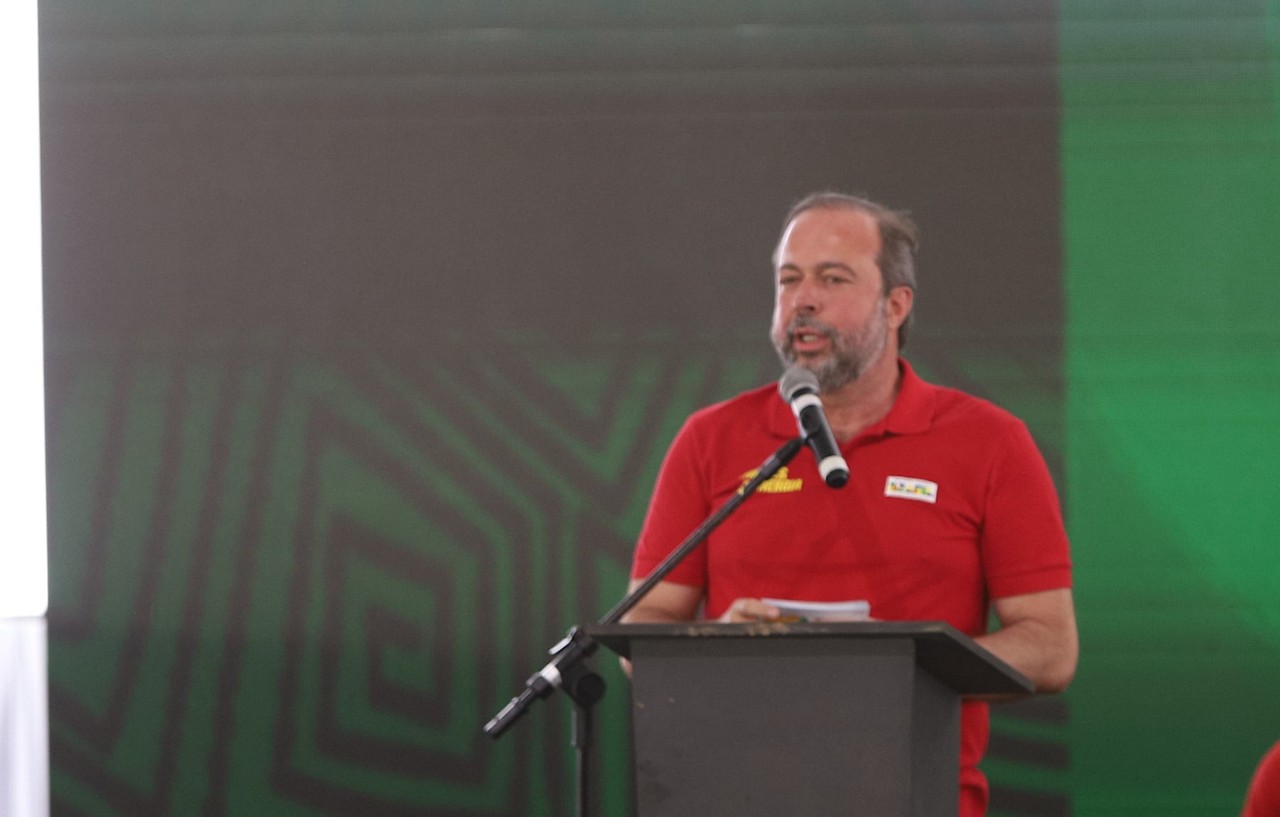 O ministro de Minas e Energia, Alexandre Silveira, foi um dos integrantes da comitiva do presidente Luiz Inácio Lula da Silva (PT) em Minas Novas, Vale do Jequitinhonha, nesta quinta-feira (24/7)