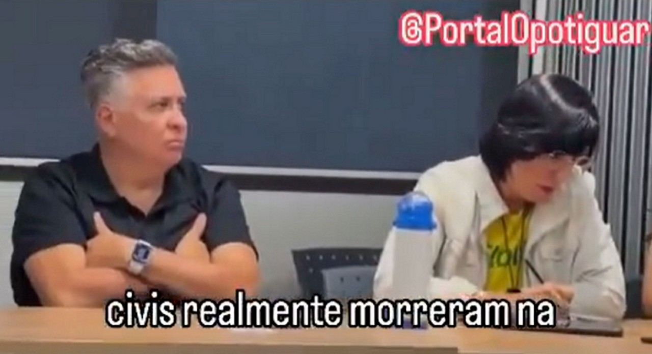 O prefeito de Belo Horizonte, Álvaro Damião (União), durante palestra de porta-voz das forças armadas israelenses no país do Oriente Médio