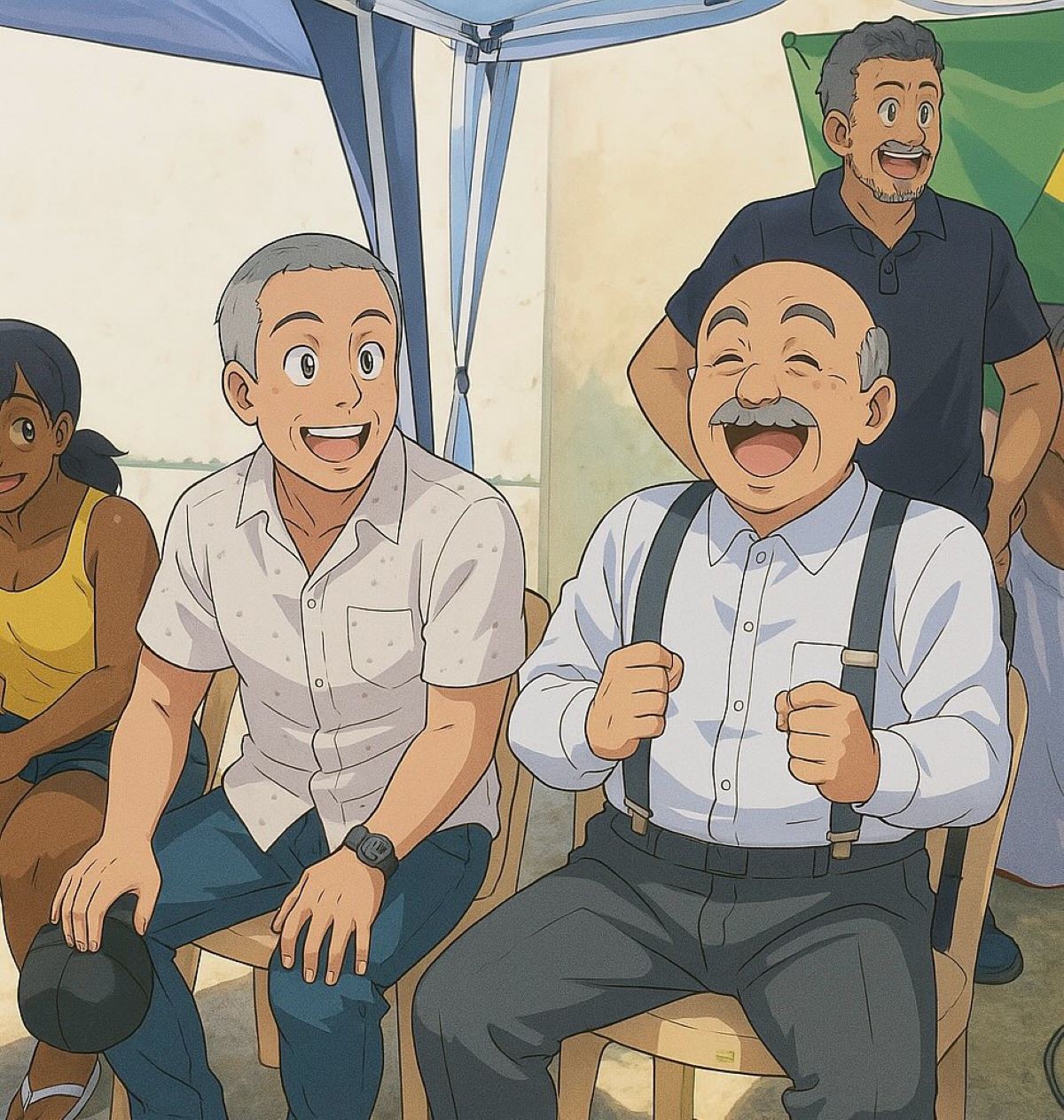 Álvaro Damião entra em trend de Studio Ghibli para homenagear Fuad Noman, que faleceu na última quarta-feira (26 de março)