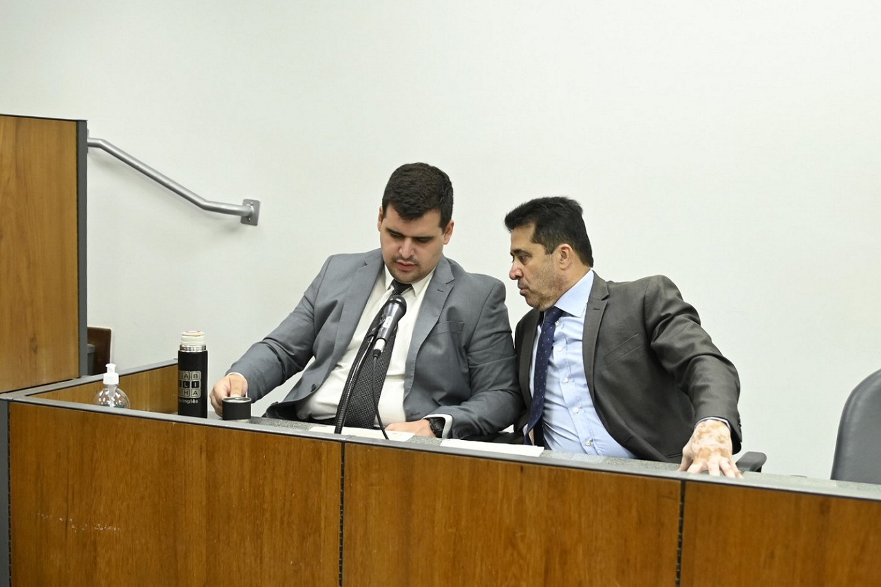 Os deputados estaduais Bruno Engler (PL) e Sargento Rodrigues (PL) foram dois dos que protagonizaram o desembarque do partido da base do governo Romeu Zema (Novo)
