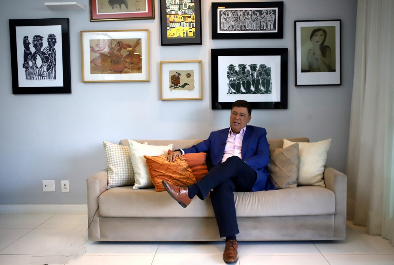 Carlos Viana recebeu a equipe de O TEMPO em seu apartamento, no bairro Serra