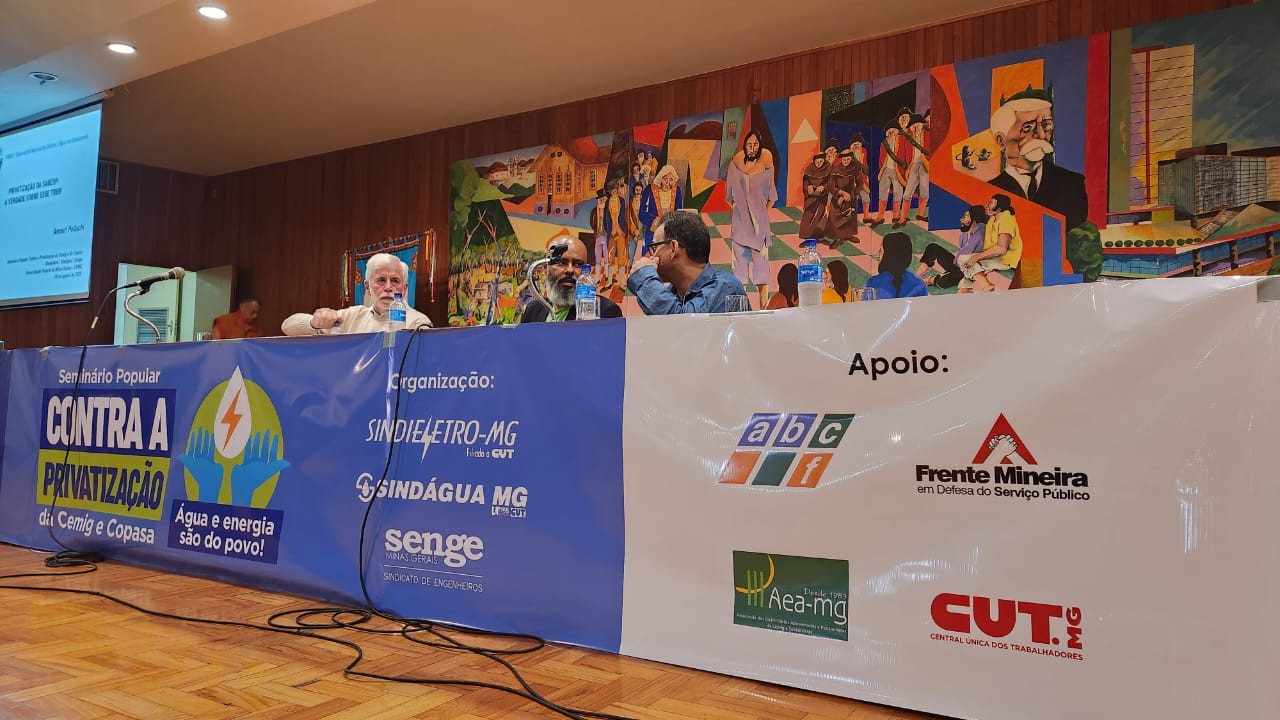 Sindicatos debatem efeitos de uma possível privatização de Cemig e Copasa
