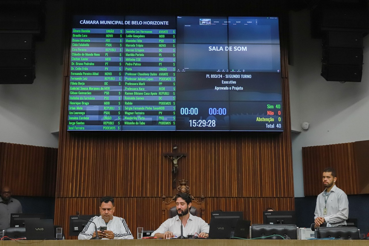 Plenário da Câmara Municipal de Belo Horizonte (CMBH)