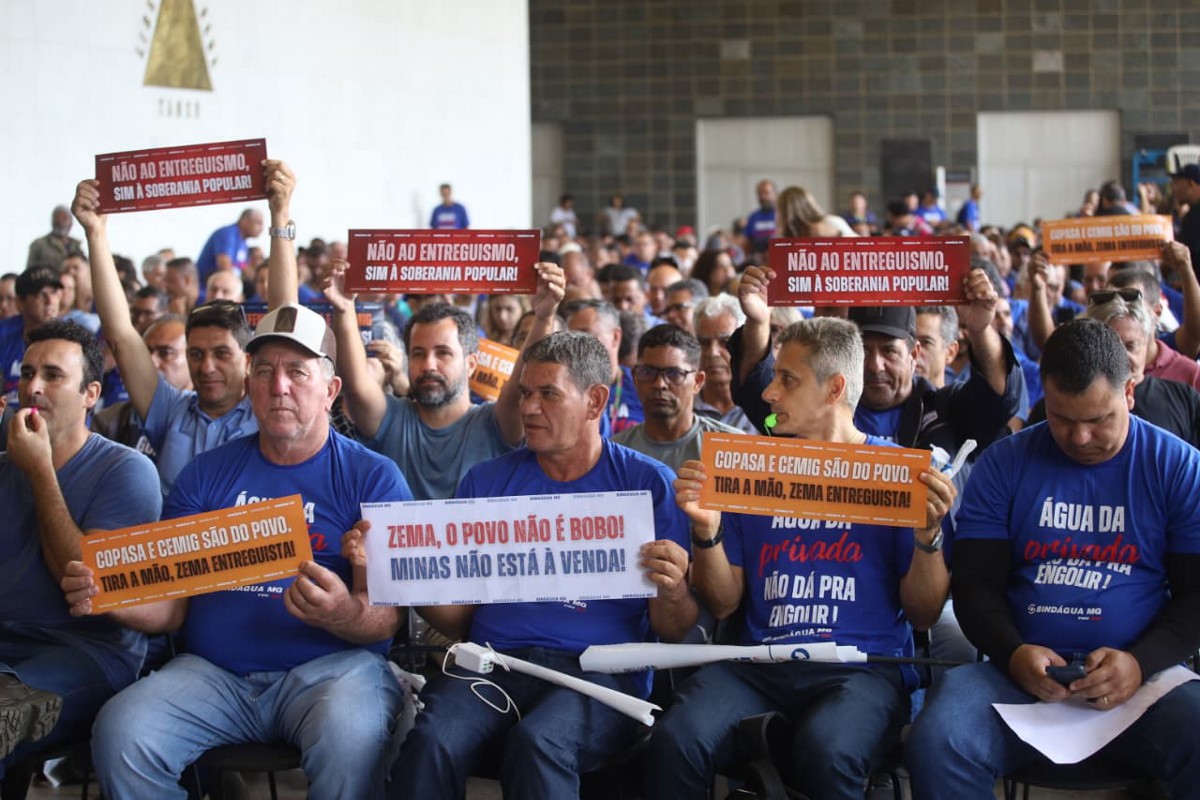 Assembleia de Minas vota nesta quarta-feira projeto que autoriza privatização da Copasa