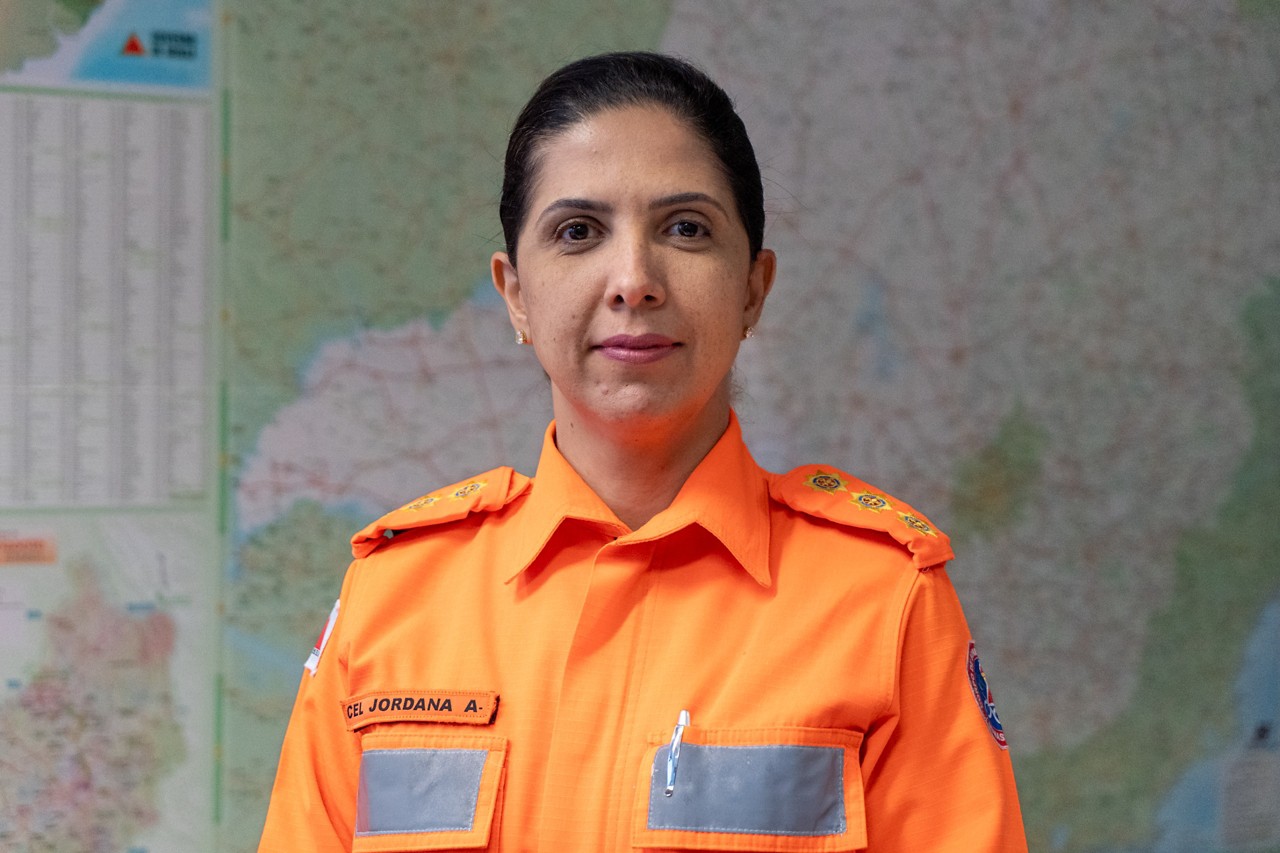 Coronel Jordana é a primeira mulher a comandar o Corpo de Bombeiros em Minas Gerais