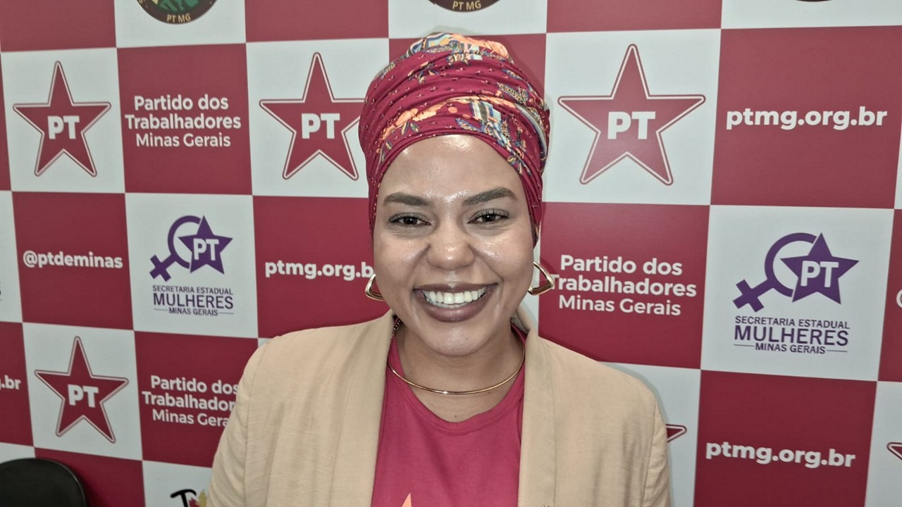 Dandara Tonantzin (PT), deputada federal, é um dos nomes que concorrerá à presidência do diretório estadual em Minas
