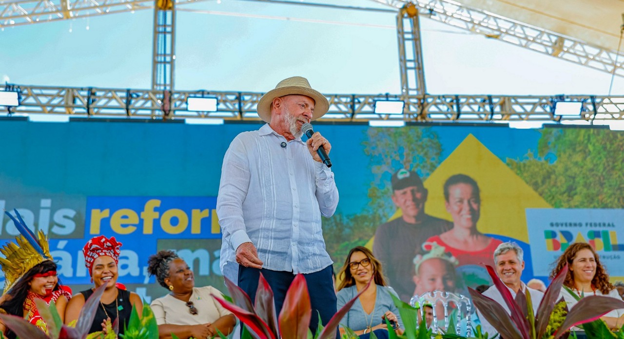 Declarações de Lula ocorreram durante visita ao assentamento Quilombo Campo Grande, do Movimento dos Trabalhadores Rurais Sem-Terra
