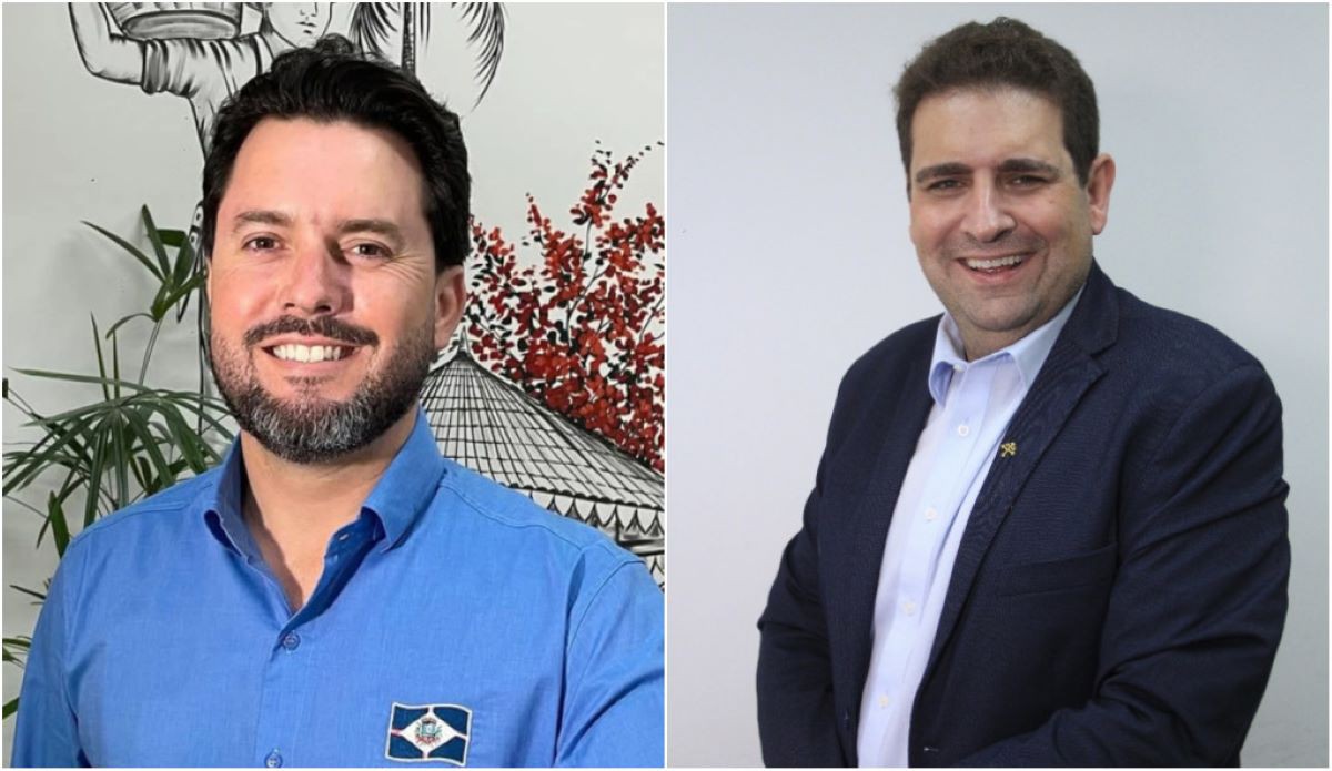 Prefeito de Patos de Minas, Luís Eduardo Falcão (Novo), e atual presidente da AMM, Marcos Vinícius Bizarro (sem partido), se enfrentam nas eleições para Conselho Diretor da entidade