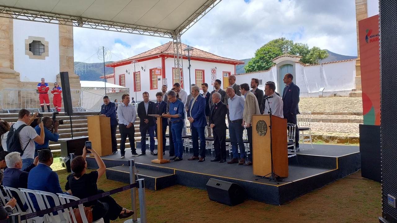 O anúncio foi feito pelo governador Romeu Zema na manhã desta segunda-feira (25 de novembro) em Mariana