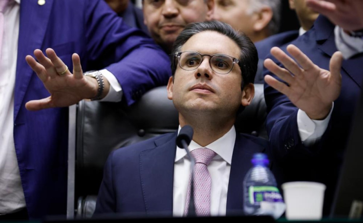 O presidente da Câmara dos Deputados, Hugo Motta (Republicanos-PB), voltou a negar que a desobstrução tenha envolvido a anistia e o fim do foro como moedas de troca