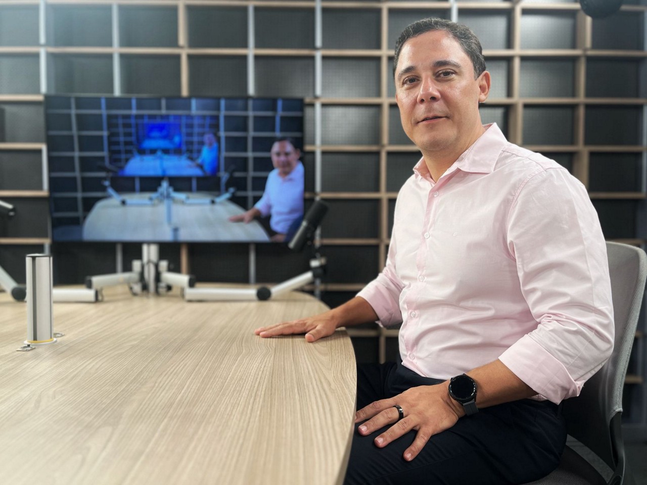 André dos Anjos, presidente do Ipsemg, foi o convidado do Café com Política desta sexta-feira (4 de abril)