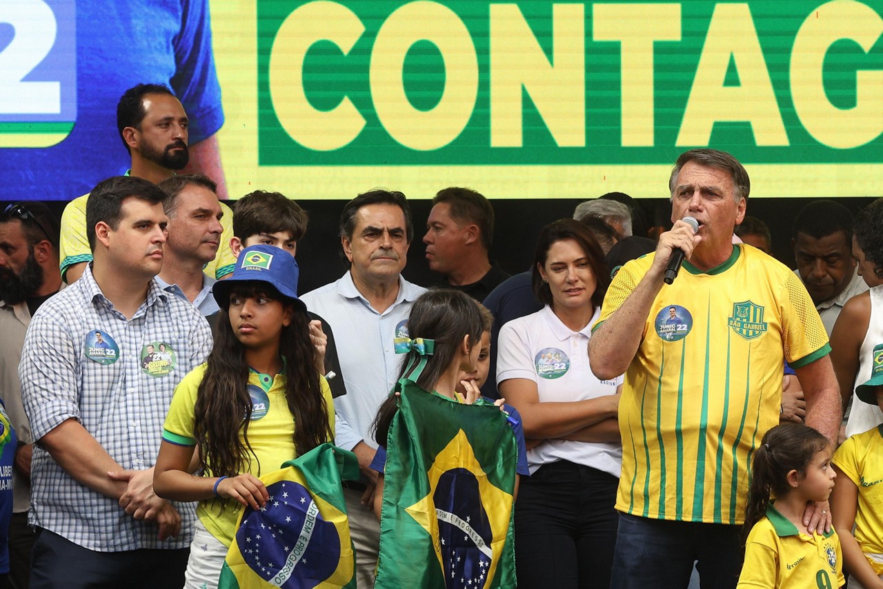 Ex-presidente discursou em Contagem 