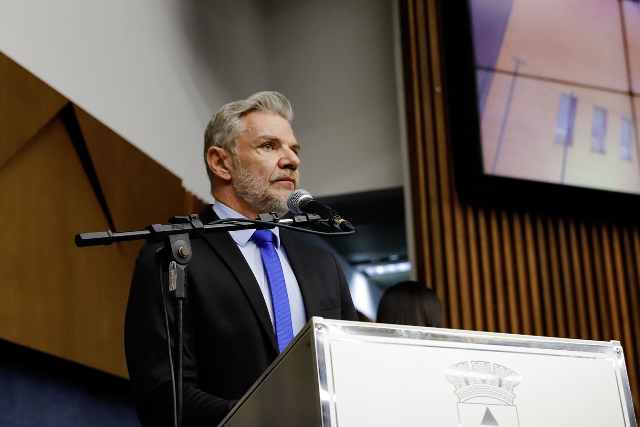 Juliano Lopes (Podemos), presidente da Câmara Municipal