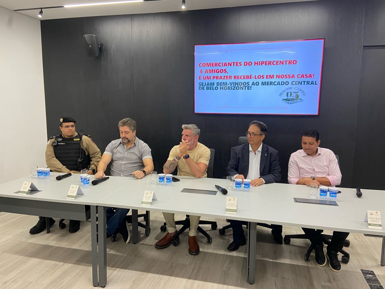 Presidente da Câmara se reuniu com representantes do hipercentro