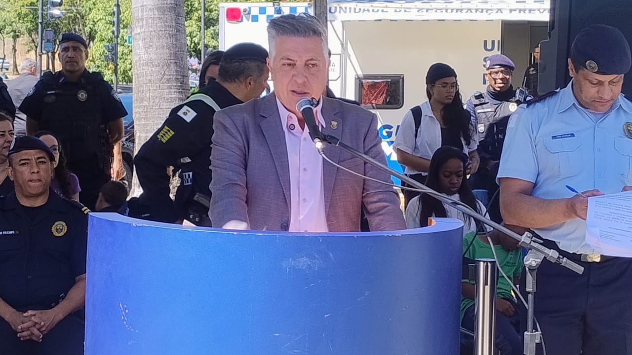 Álvaro Damião participou de cerimônia em comemoração aos 22 anos da Guarda Municipal de Belo Horizonte