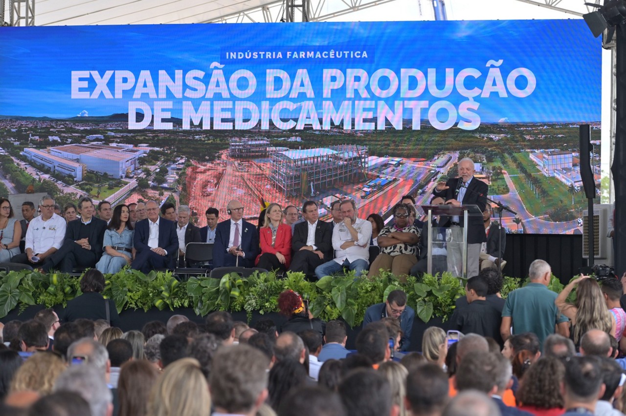 Presidente Lula  participou do anúncio de investimentos de R$ 6,4 bilhões da empresa dinamarquesa fabricante do Ozempic, Novo Nordisk