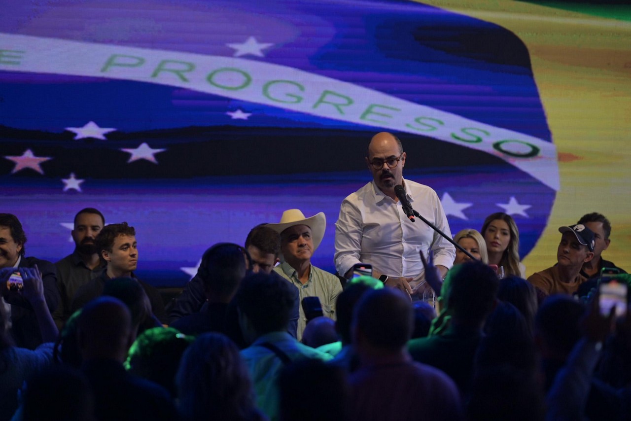 Mateus Simões no Encontro Estadual do PL, em Belo Horizonte