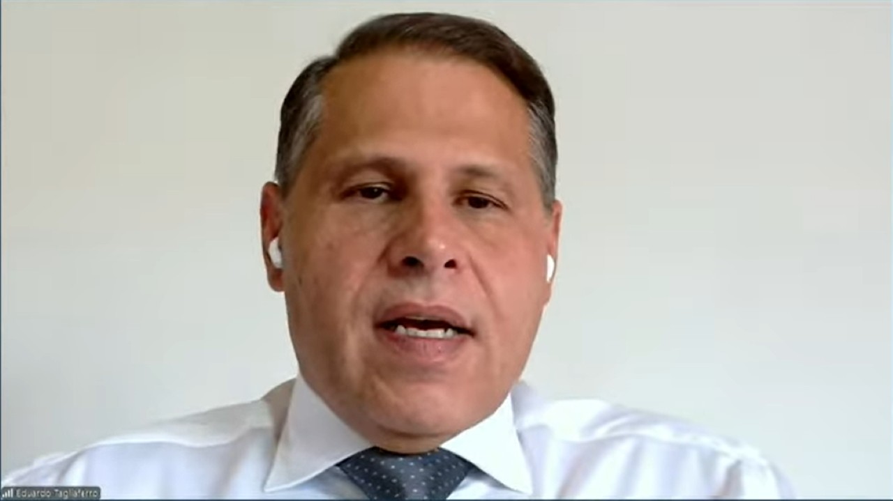 Eduardo Tagliaferro, ex-assessor do ministro do STF Alexandre de Moraes, participou de forma remota de audiência pública do Senado