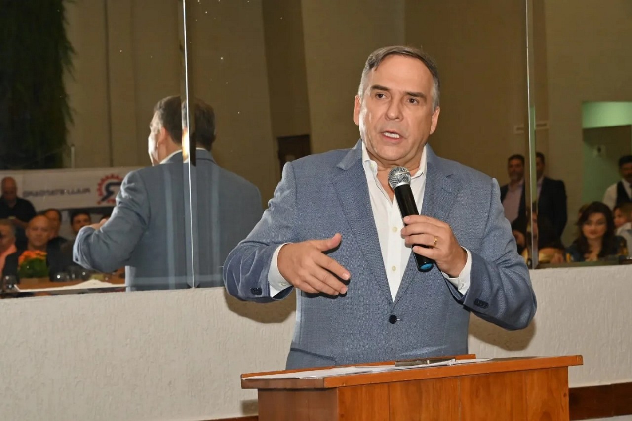 O candidato do União Brasil à Prefeitura de Goiânia, Sandro Mabel