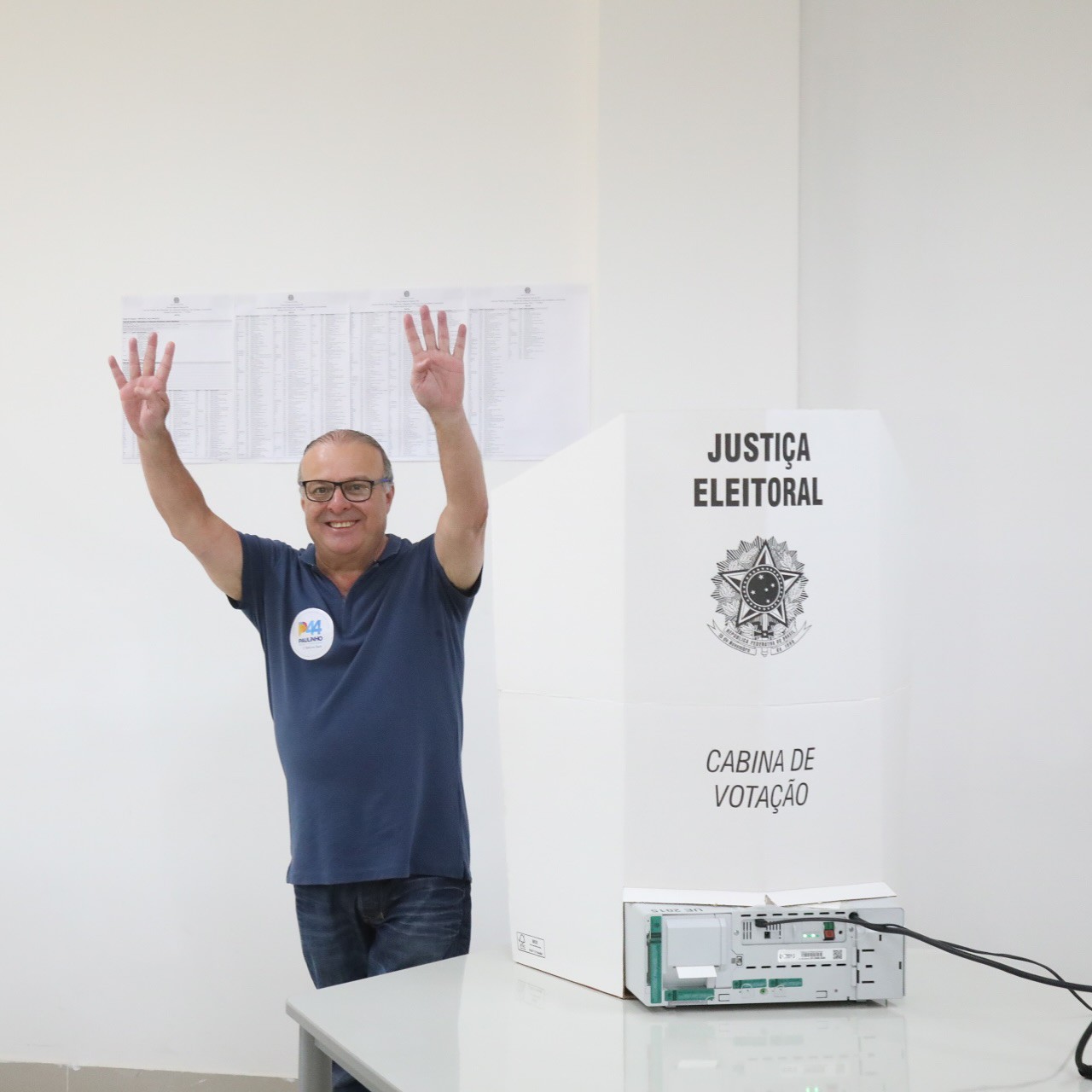 O candidato do União Brasil à Prefeitura de Natal, Paulinho Freire.