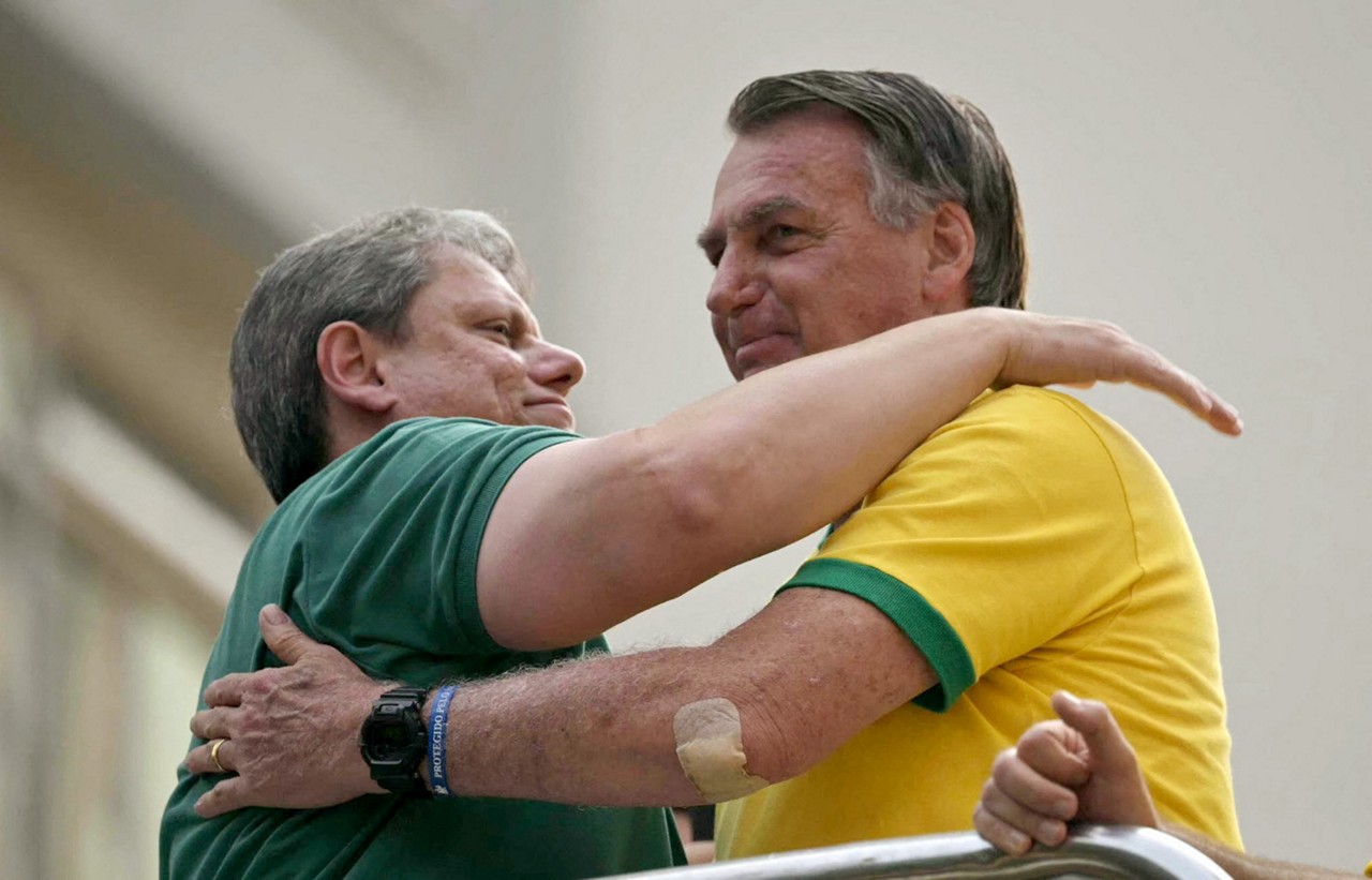 Ex-presidente Jair Bolsonaro (PL) e governador de São Paulo, Tarcísio de Freitas (Republicanos), exigiram anistia para presos do 8 de Janeiro durante ato do 7 de Setembro em São Paulo, nesse sábado