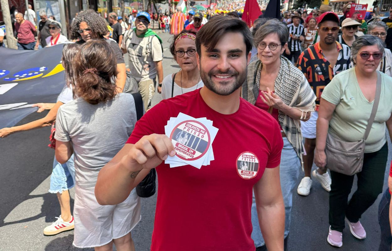 Vereador esteve no 31º Grito dos Excluídos, em Belo Horizonte, neste 7 de setembro 