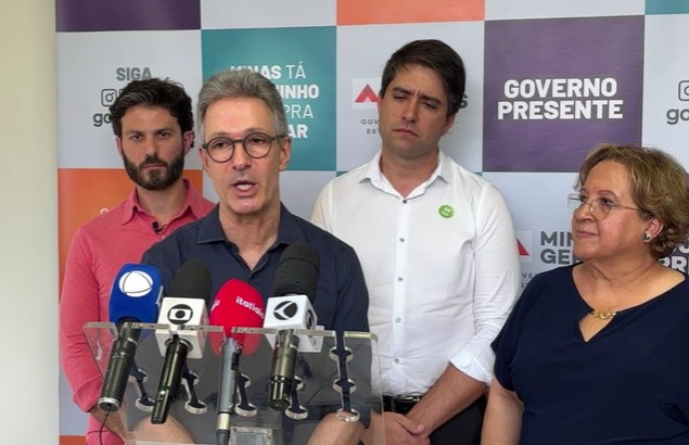 Governador de Minas Gerais, Romeu Zema (Novo), explica troca no comando da PMMG