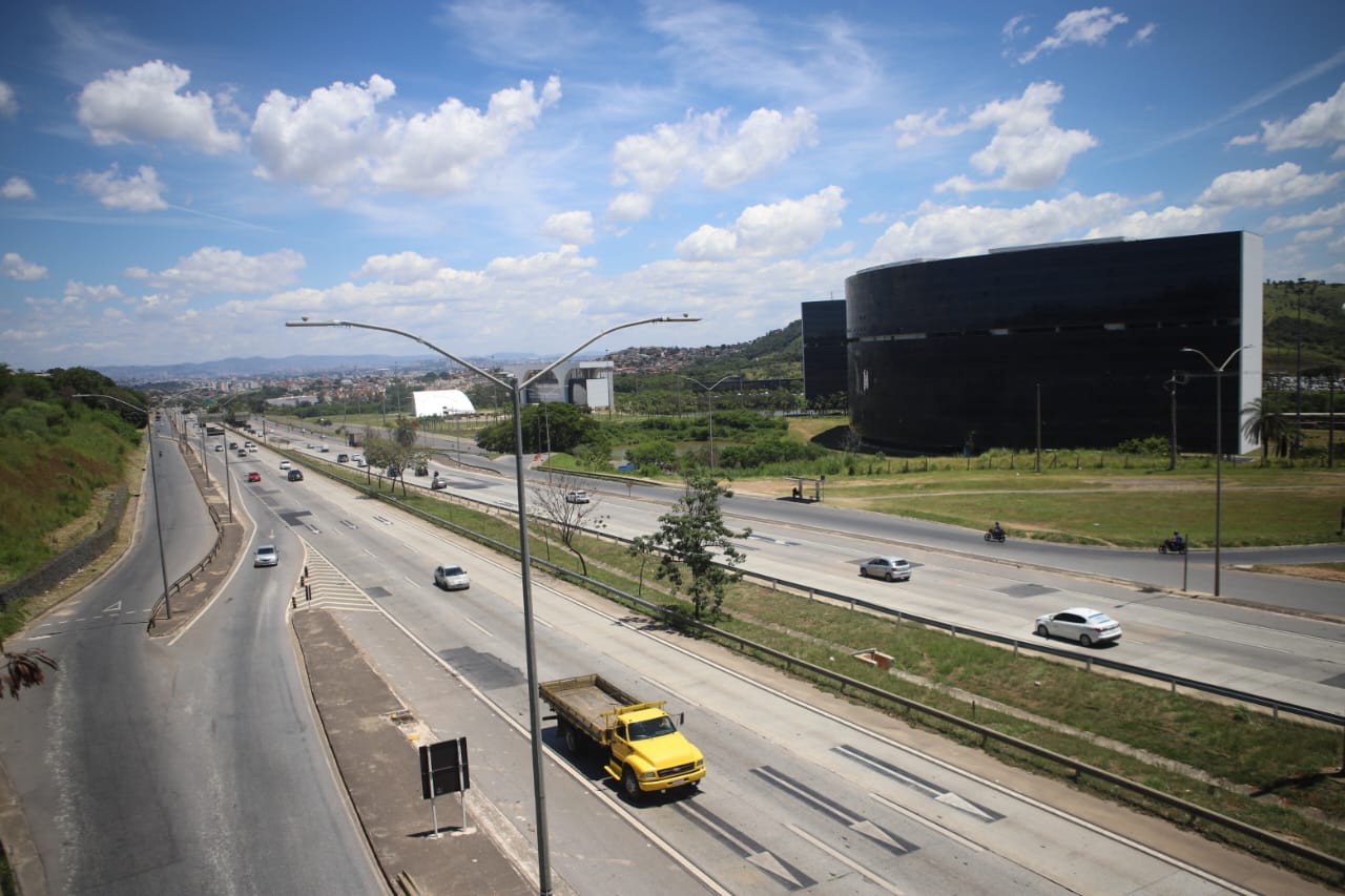Possível ponto de pedágio na MG-10 próximo à Cidade istrativa
