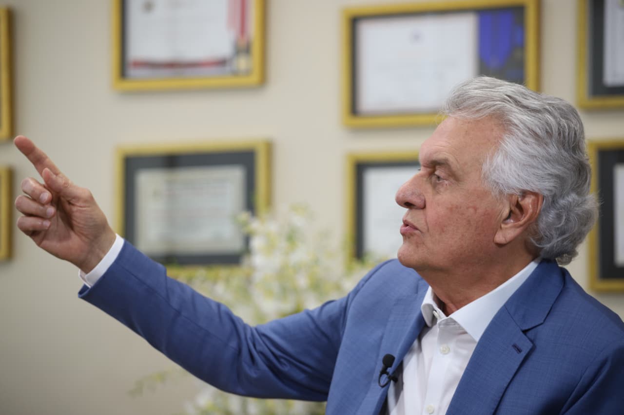 Ronaldo Caiado, governador de Goiás, em entrevista exclusiva a O TEMPO