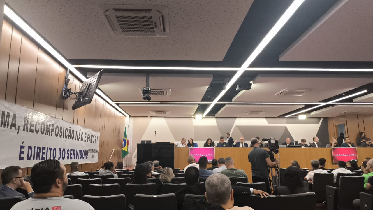 Audiência pública na Comissão de Segurança Pública da Assembleia Legislativa de Minas Gerais 