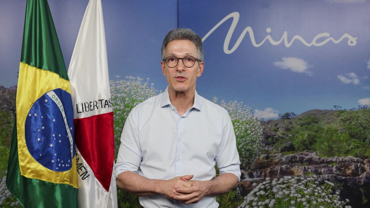 Em pronunciamento divulgado nessa quarta-feira (29/10), Zema criticou o governo federal nas conduções das ações contra o crime organizado no Brasil