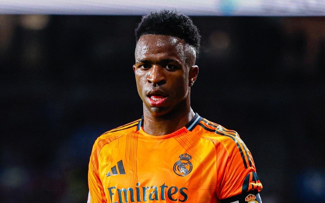 Vini Jr foi escolhido como capitão na última partida do Real Madrid (Foto: Reprodução/Real Madrid)