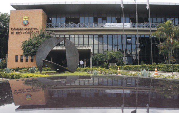 A sede do Poder Legislativo Municipal, no bairro Santa Efigênia, Região Leste de Belo Horizonte