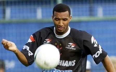 Márcio Costa em evento com torcedores do Corinthians, reencontrando ex-companheiros. (Corinthians)