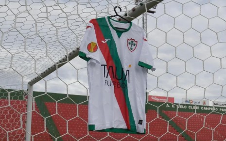 Camisa da Portuguesa em 2025. Foto: Divulgação/Portuguesa