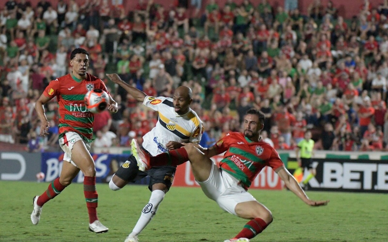 Lusa e Novorizontino empataram por 2 a 2 (Foto: Portuguesa Oficial)